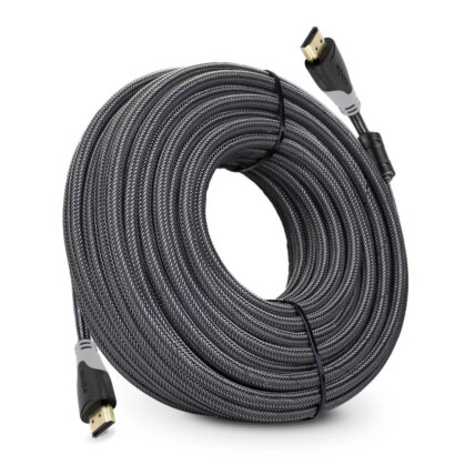 Cabo Hdmi 20 Metros Versão 1.4 Com Malha e Filtro Od7.3 Blindado Exbom - CBX-H200CM