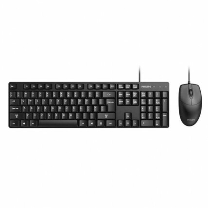 Kit Teclado e Mouse Preto 1000DPI / USB 2.0 PHILIPS - SPT6254B