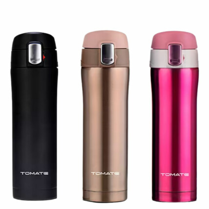 Garrafa Termica 500ml Inox Squeeze Metal Colorida TOMATE - AK-5001