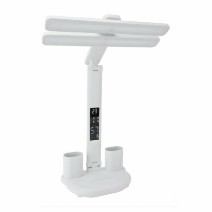 Luminária para Leitura LED com Relógio Digital ON-LM303