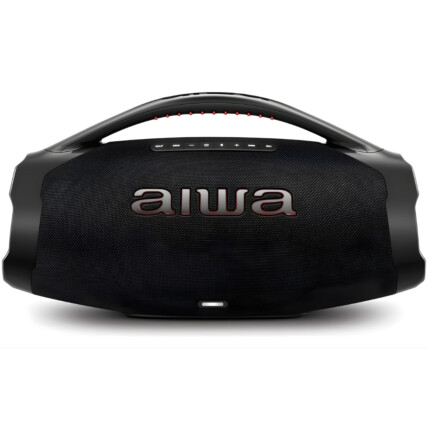 Caixa De Som Boombox Aiwa AWS-BBS-01B 200w IP66 30hs De Bateria