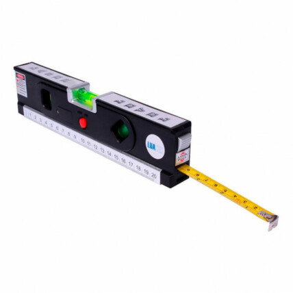 Nível a Laser com 3 Linhas e Trena Luatek - LWJ-109
