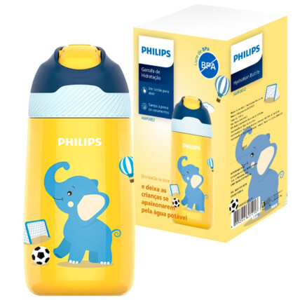 Garrafa Térmica Infantil Elefante 350ml PHILIPS - AWP2652BY 