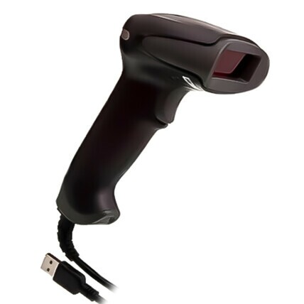 Leitor Código De Barras Fio Usb Bar Code Scanner 1d Preto