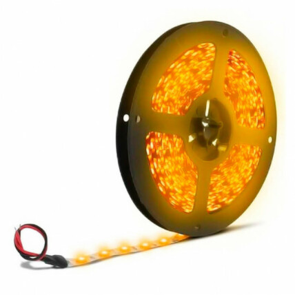 Fita de Led Amarelo Âmbar 5 Metros 12V 4.8W Bivolt Lux Power - 3528AM