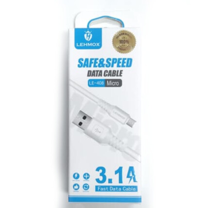 Cabo V8 Micro Usb para Carregamento e Dados 1 Metro Lehmox - LE-408