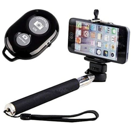 Bastão de Selfie Bluetooth Wireless com Controle Remoto - LT-2009