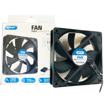 Cooler Fan Para Gabinete 120mm X 120mm Knup - KP-VR309 