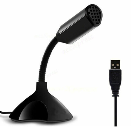 Microfone de Mesa com fio Usb para Computador e Notebook - M306