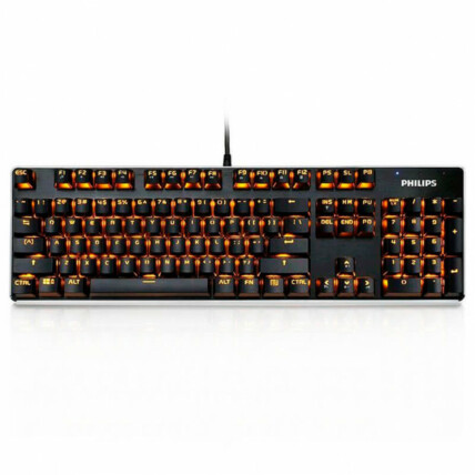 Teclado Gamer LED Luminoso Mecânico USB Philips - SPK8401