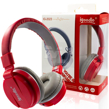 Headphone com Fio e Microfone Colorido - IG-2023 Reling