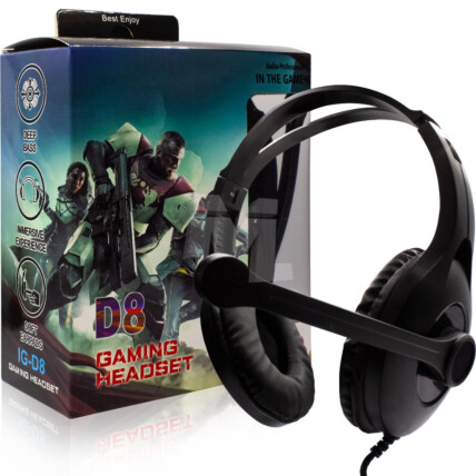 Fone Headset Gamer com Microfone Conexão P3 - IG-D8 Reling
