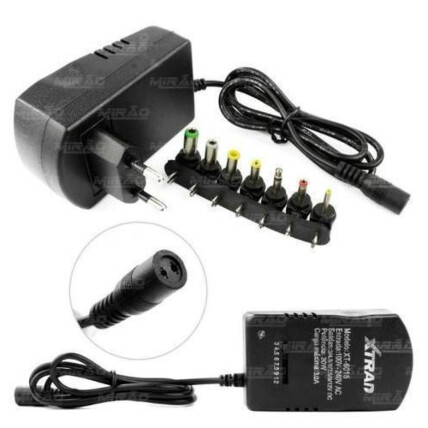 Fonte Universal com 7 Plugues 12V 3.0A XTrad - XT-6015