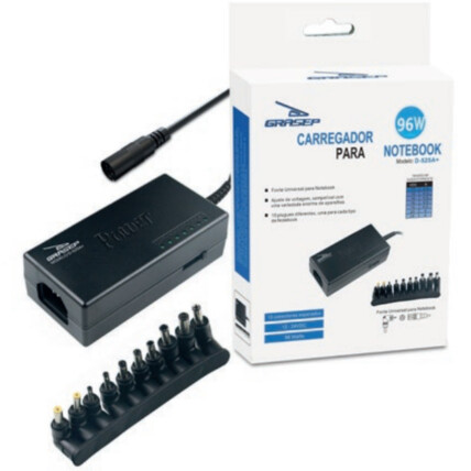 Fonte Universal para Notebook 10 Plugs Diferentes - KP/D-525A+