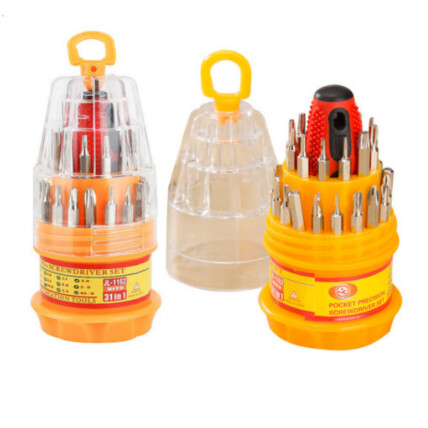 Kit de Chaves de Precisão 31 em 1 Fenda Torx Philips Conserto Celular Tablet Notebook JL-1162
