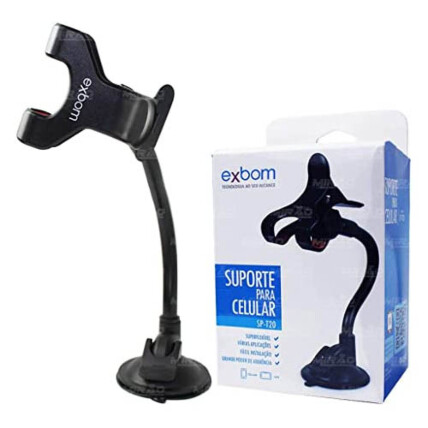 Suporte Universal para Smartphonee GPS Haste Flexivel de Metal - SP-T20