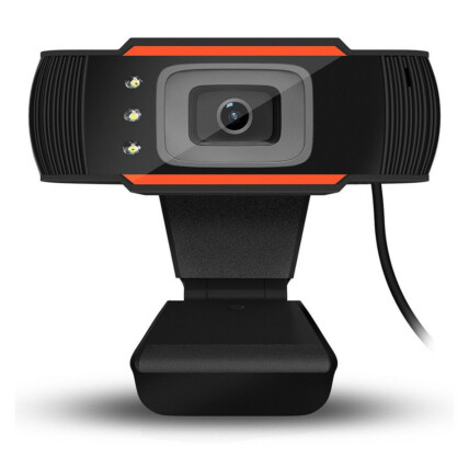 Webcam USB Câmera com Microfone 640x480p para Chamadas de vídeo e Lives - DLJ-1 Reling