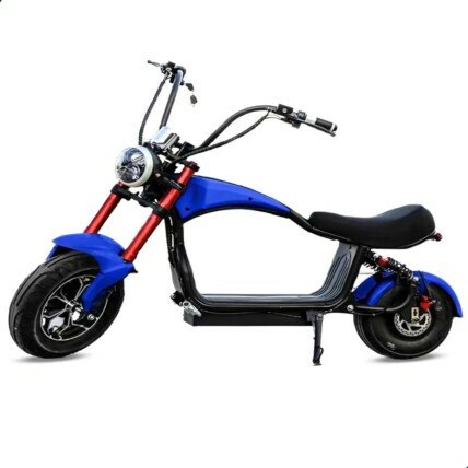 Scooter Eletrica 1000w 55km/h Estilo Chopper Clássica ST-810