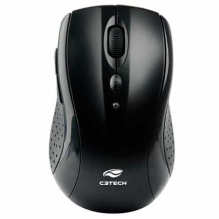 Mouse Sem Fio Wireless Rc/nano Preto C3Tech - M-W012BK V2