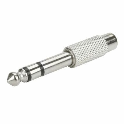 Adaptador P10 Estéreo para RCA Jack - Metálico - 003-8609