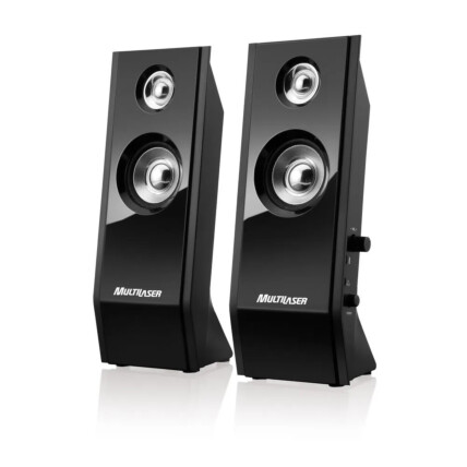Caixa de Som Usb Shadow 20 8w Rms Preto Multilaser - SP091