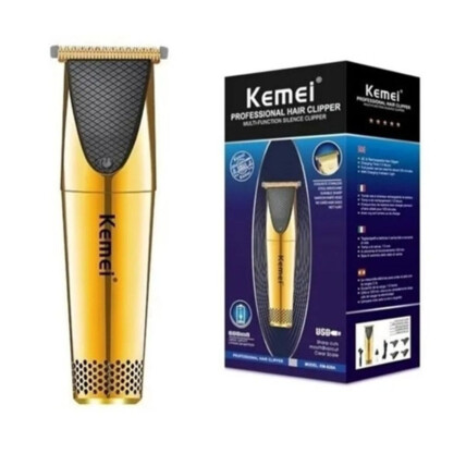 Maquina de Cortar Cabelo e Barba Kemei para Acabamento Profissional - KM-628A