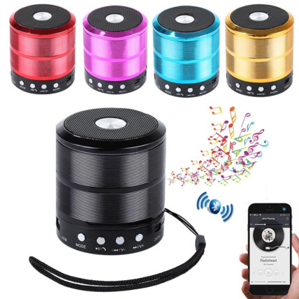 Mini Caixa De Som Bluetooth USB Portátil - KA887
