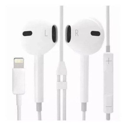 Fone de Ouvido para IOS com Microfone Conexão Lightning Lehmox - LEY-1536