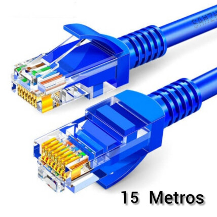 Cabo de Rede Rj45 Com 15 Metros Azul - KAP-W-15M