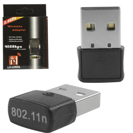 Adaptador Wireless Usb Wifi 150mbps - UW06 LV - AD0001-