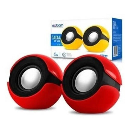 Caixa de Som para Notebook e Smartphone Dragaoball Usb P2 03129 - CS-68