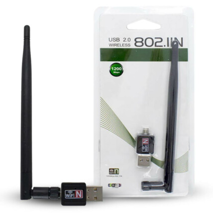 Adaptador Wifi USB 2.0 Para PC Antena Wireless 802.11 - WF21-10