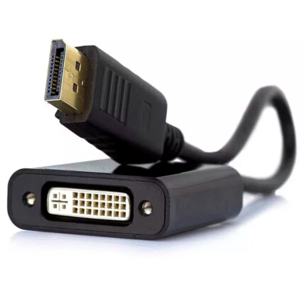 Adaptador Conversor Displayport Macho Para DVI 24+5 Fêmea ALTOMEX - AU-8807