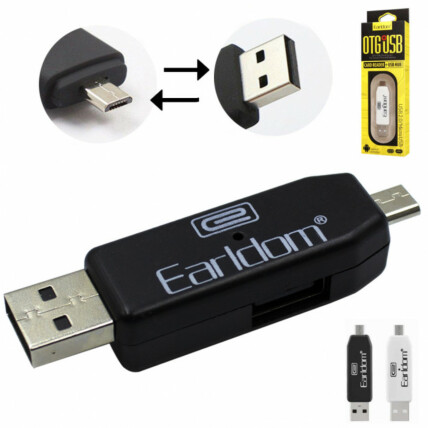 Adaptador Otg Micro Usb para Usb Macho e Usb Fêmea Sumexr - OT05