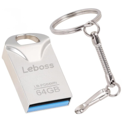 Pendrive Mini 64GB Usb 2.0 c/ Chaveiro Leboss LB-PD64MN