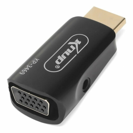 Adaptador HDMI para VGA com Conversor de Áudio Knup - KP-3469
