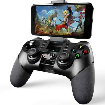 Controle Joystick Sem Fio para Smartphone e PC com Suporte e Receptor Usb Altomex - AT-9156