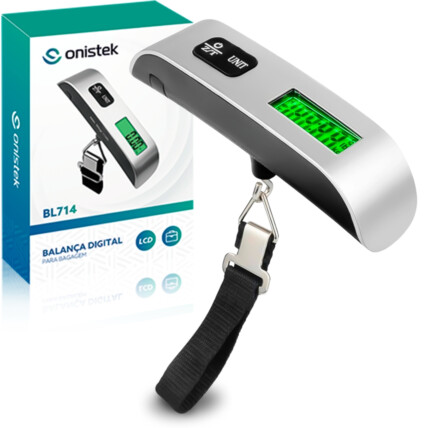 Balança Digital de Gancho para Mala de Viagem 50Kg ONISTEK - ON-BL714