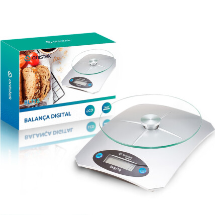 Balança Digital de Mesa Para Cozinha com Display LCD ONISTEK- ON-BL715