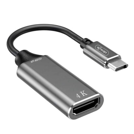 Cabo Adaptador Conversor TYPE-C x Hdmi KNUP - KP-AD131