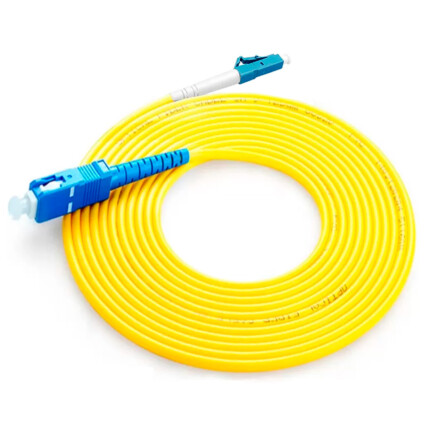 Cabo de Fibra Óptica SC-LC SM 3 Metros Monomodo EXBOM - 03005