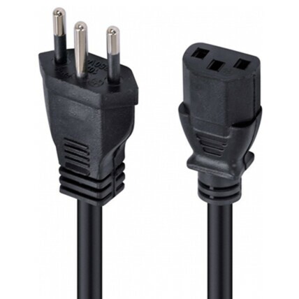 Cabo de Força 1.2 Metros para Fonte ATX 250V 10A - LK-7601