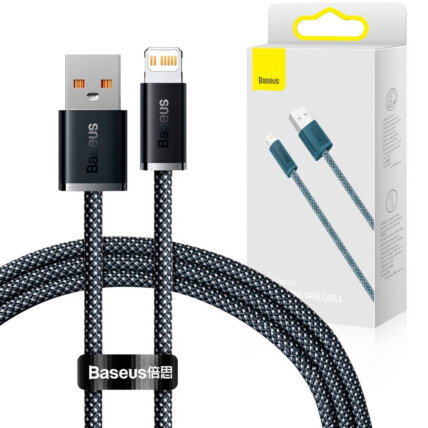 Cabo Lightning 2.4A 1M Dynamic Series Fast Charging Prata BASEUS - CALD000416