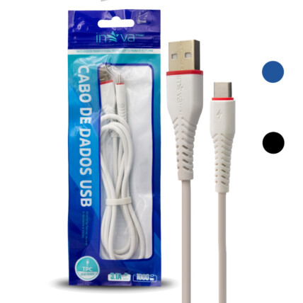 Cabo Type-C 3.4A com 1 Metro INOVA - KV-095