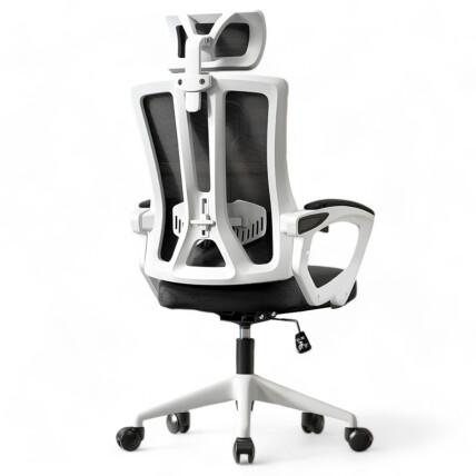 Cadeira Escritório Ergonômica com Altura Ajustável MetalRed M858 Branca