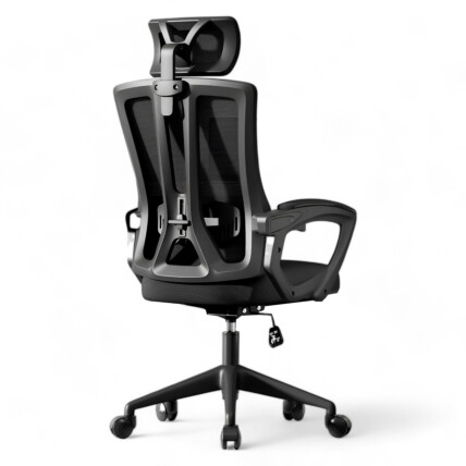 Cadeira Escritório Ergonômica com Altura Ajustável MetalRed M858 Preta
