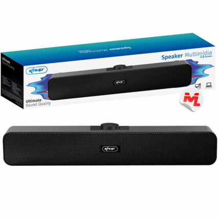 Caixa de Som para PC Multimídia 6W Usb KNUP - KP-RO801