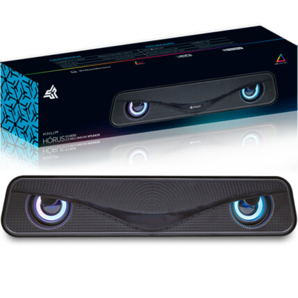 Caixa de Som para PC e Notebook 6W com LED P2 3,5mm KNUP - KP-RO830