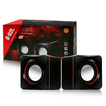 Caixa de Som para PC e Notebook Usb 2.0 - D-02L