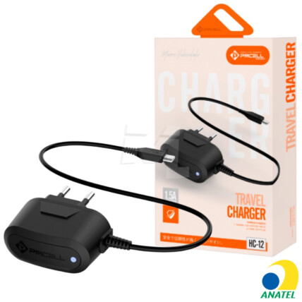 Carregador de Celular V8 Micro USB 1.5A PMCELL - HC-12